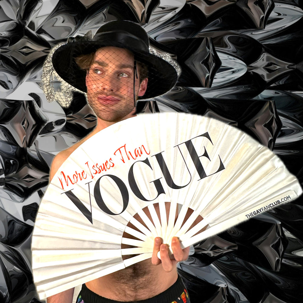 Vogue Fan | Sassy Drag Fan at The Gay Fan Club