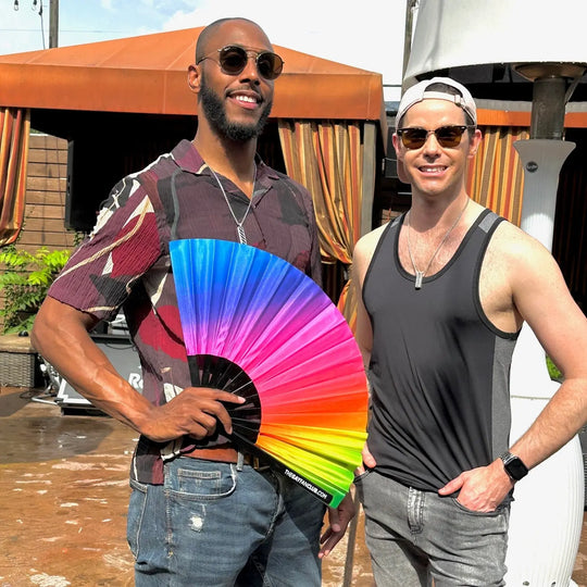 What Are Gay Hand Fans? Pride Rainbow Fans and Gay Clack Fans at The Gay Fan Club