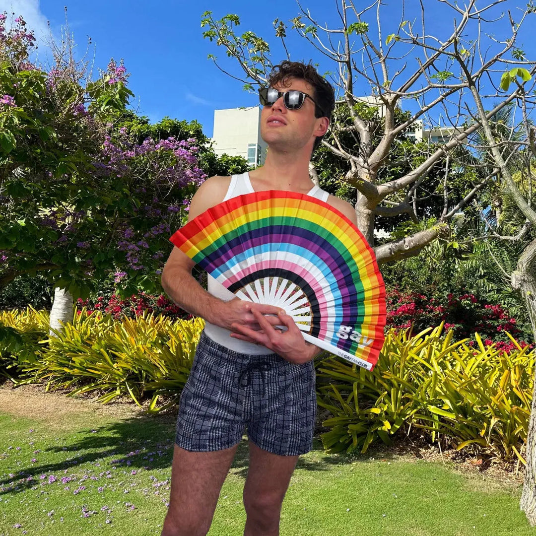 The Original “Gay” Fan The Gay Fan Club® Bamboo Clack Fan