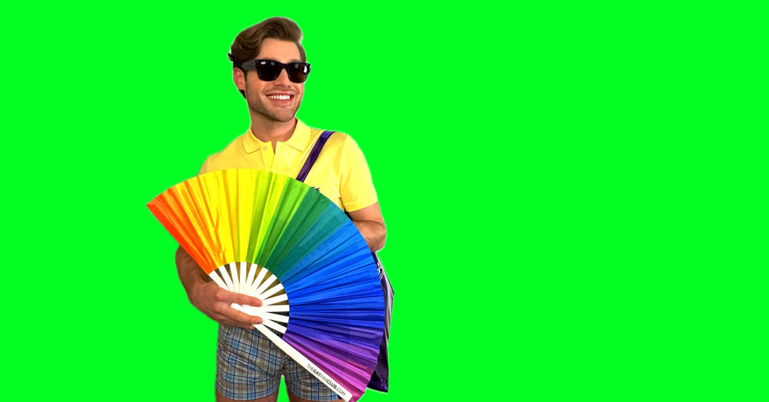 Pride Rainbow Fans | Hand Fans | The Gay Fan Club