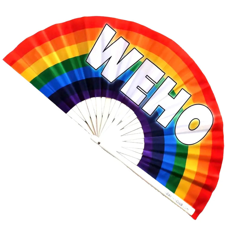 WeHo Rainbow Fan