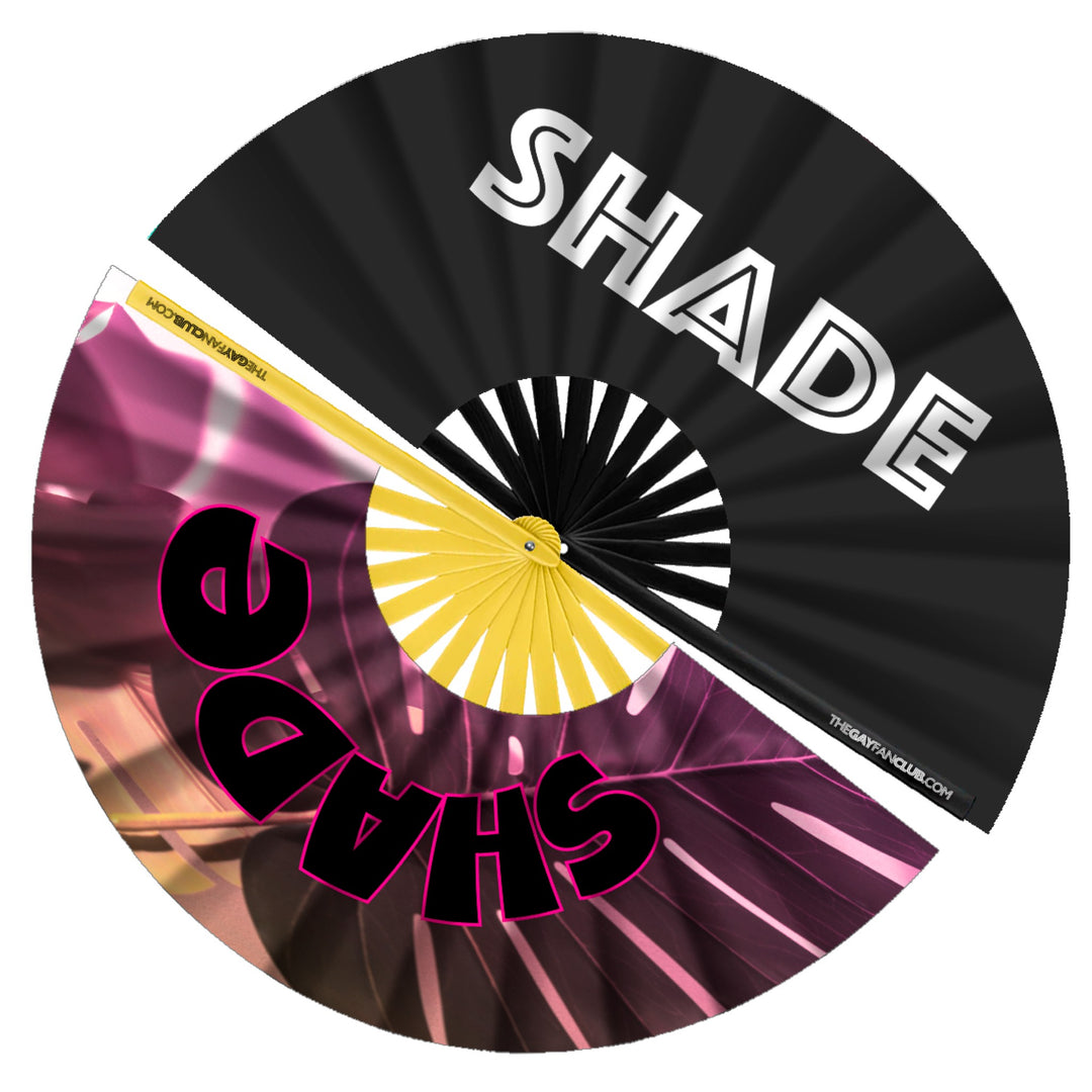 Shade Essentials 2 Pack| The Gay Fan Club | Oversized Bamboo Clack Fan