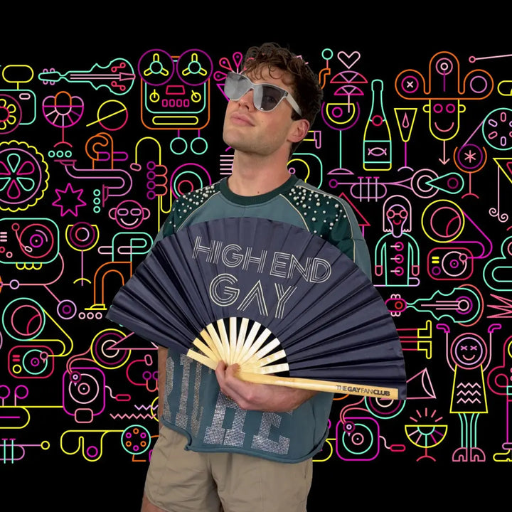 High End Gay Fan The Gay Fan Club Bamboo Clack Fan