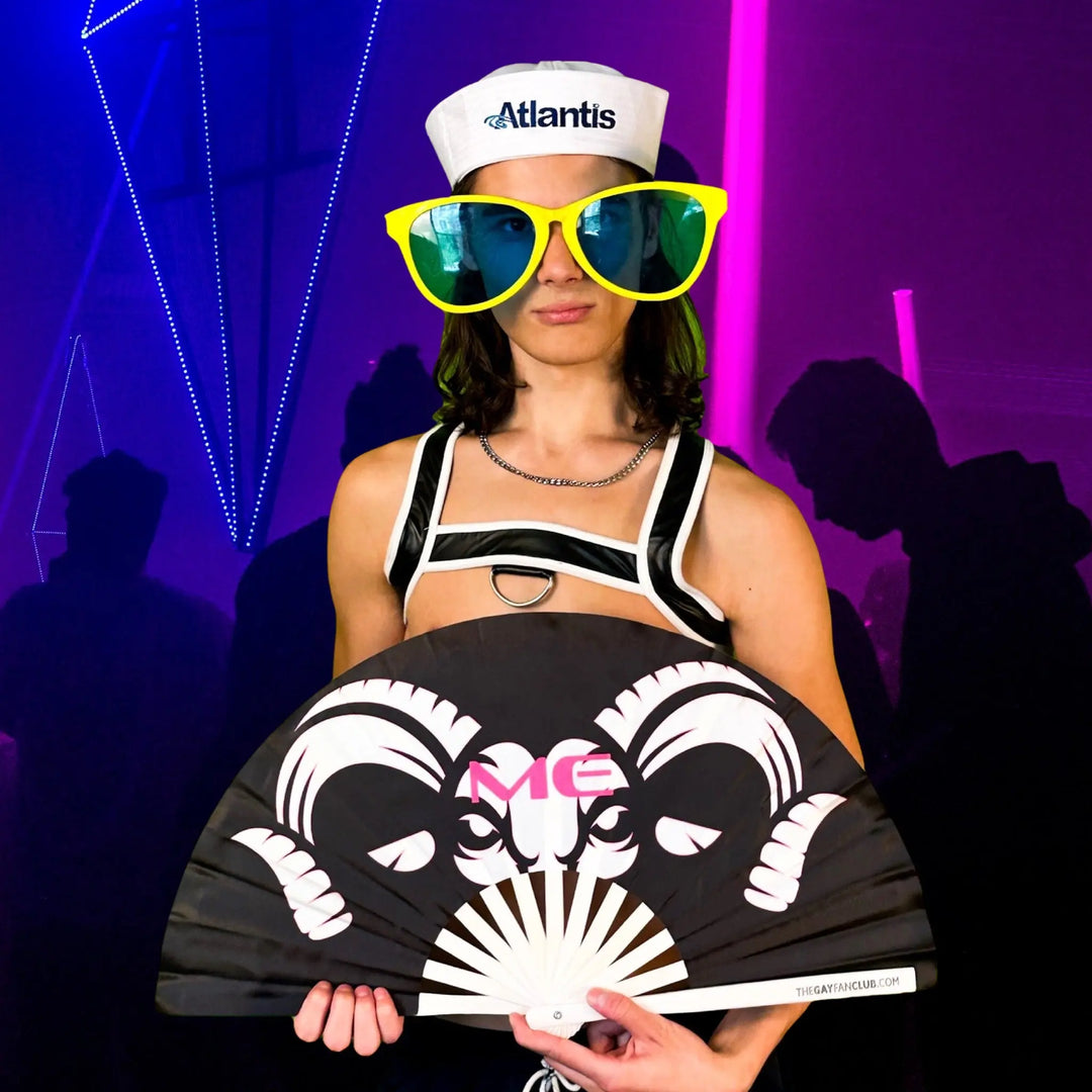 Ram Me Fan| The Gay Fan Club | Oversized Bamboo Clack Fan