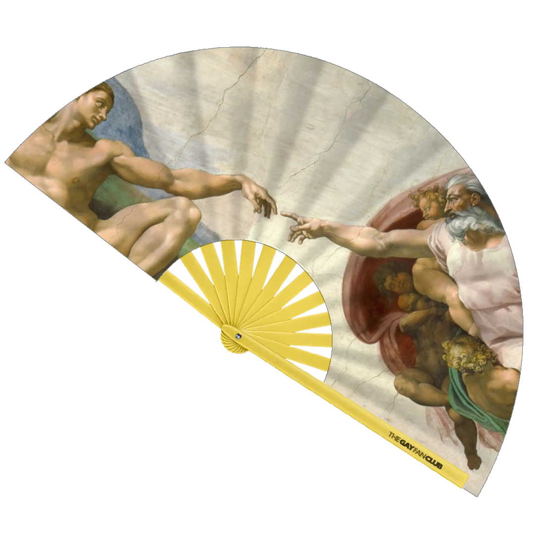 Renaissance Fan The Gay Fan Club Bamboo Clack Fan