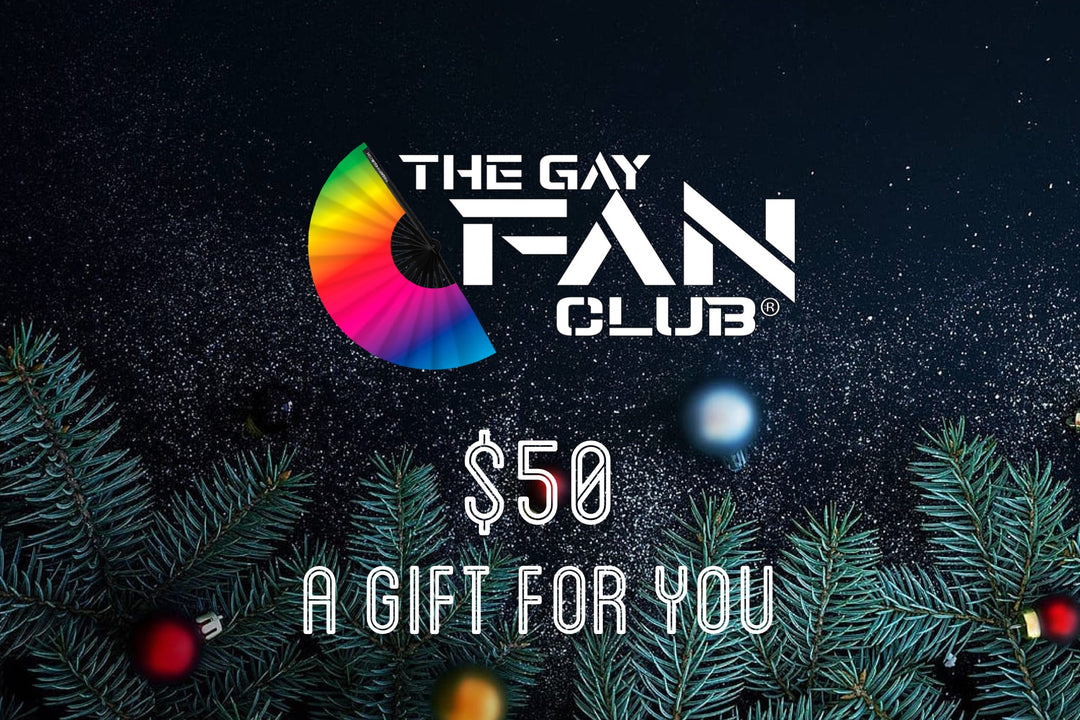 HoliGay Gift Card | The Gay Fan Club®  | LGBTQ Hand Fans
