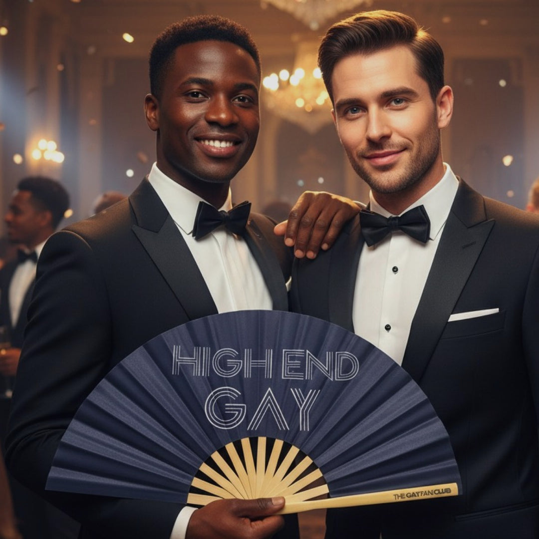 High End Gay Fan| The Gay Fan Club®  | LGBTQ Hand Fans