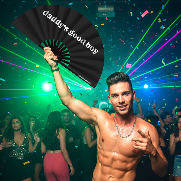 Papas braver Junge Fan