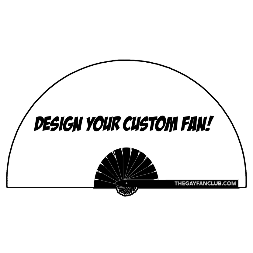 The Gay Fan Club | Shop Top Oversized Bamboo Clack Fans