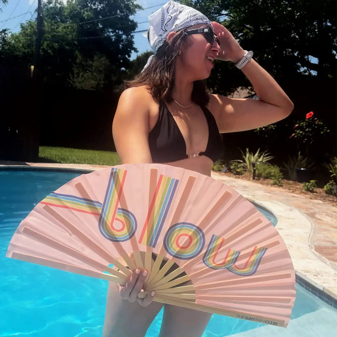 Blow Fan The Gay Fan Club® Bamboo Clack Fan
