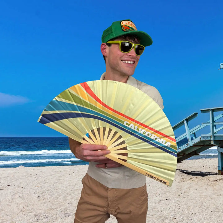 California Clack Fan The Gay Fan Club® Bamboo Clack Fan