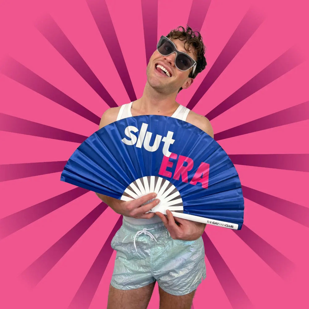 Slut Era Fan The Gay Fan Club Bamboo Clack Fan