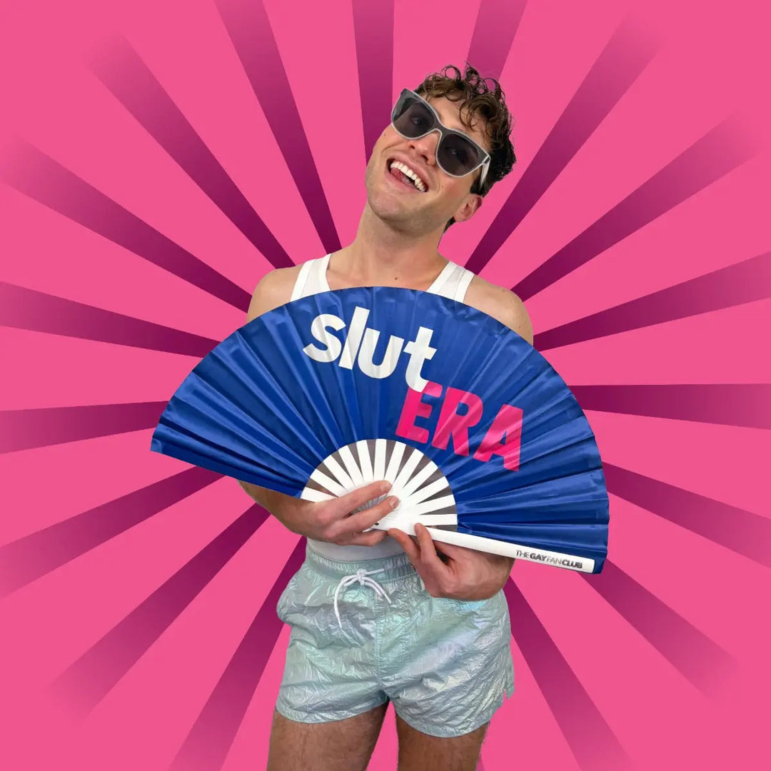 Slut Era Fan The Gay Fan Club Bamboo Clack Fan