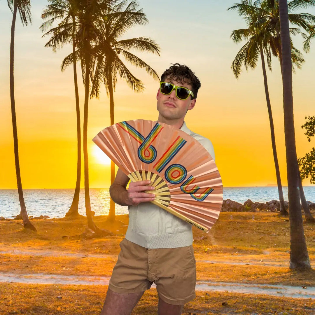 Blow Fan The Gay Fan Club® Bamboo Clack Fan