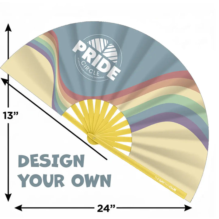 Custom Clack Fan Designer The Gay Fan Club® Bamboo Clack Fan