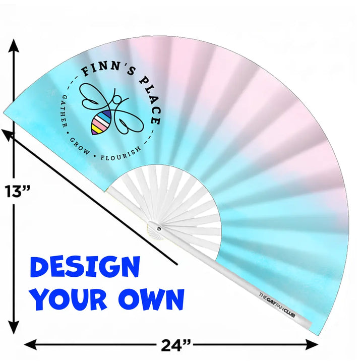 Custom Clack Fan Designer The Gay Fan Club® Bamboo Clack Fan