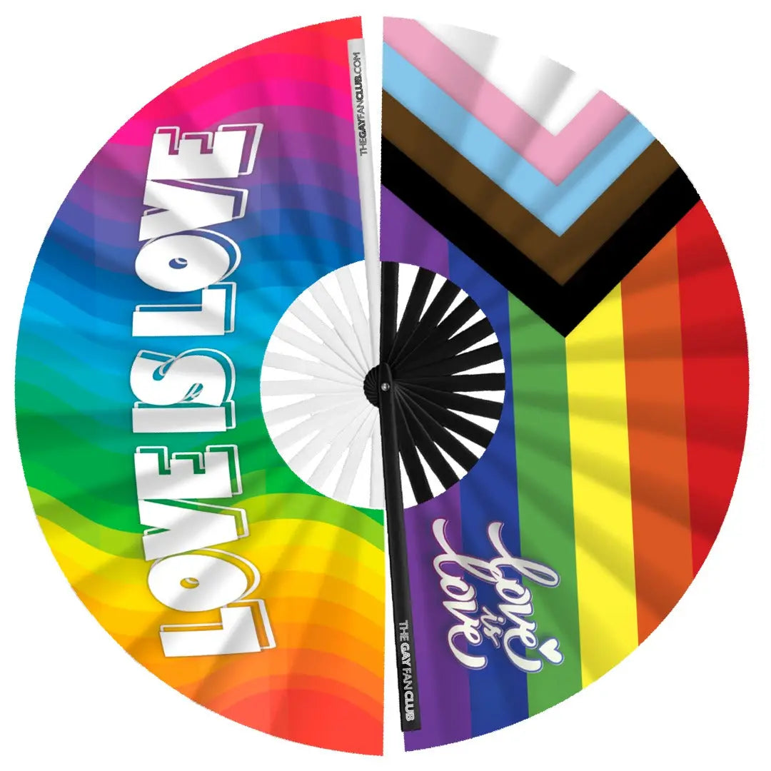 Love Is Love Pride Pack The Gay Fan Club® Bamboo Clack Fan
