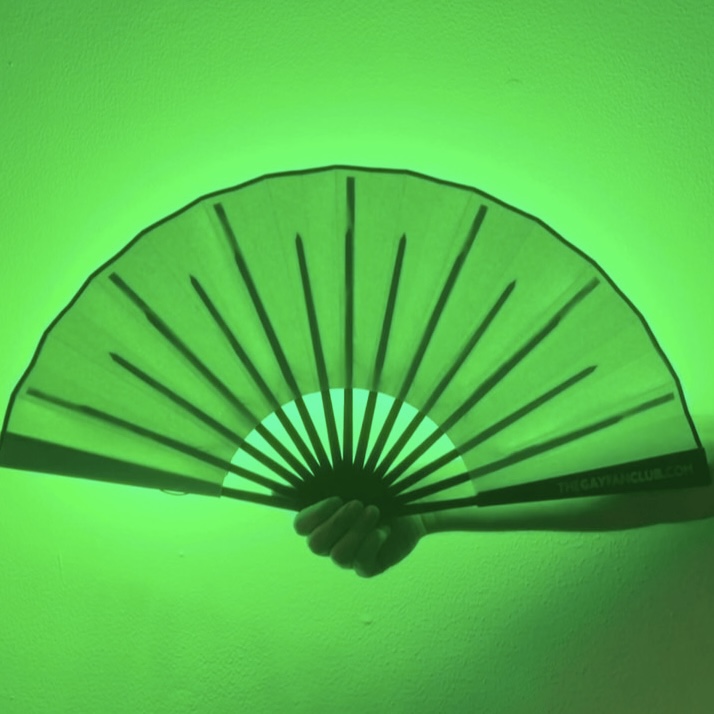 Green Monster LED Fan | Green LED Fan | The Gay Fan Club