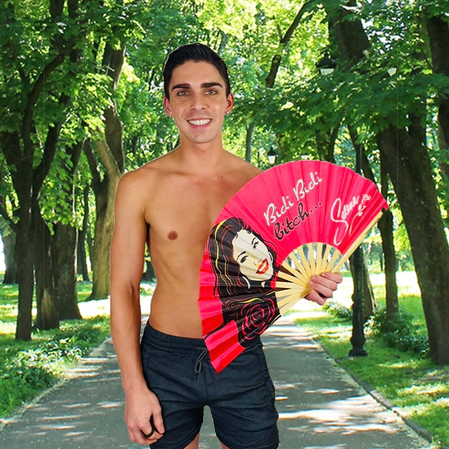 Selena Bidi Bidi Bitch Fan - Hand Fan - Selena Quintanilla hand fan - The Gay Fan Club 