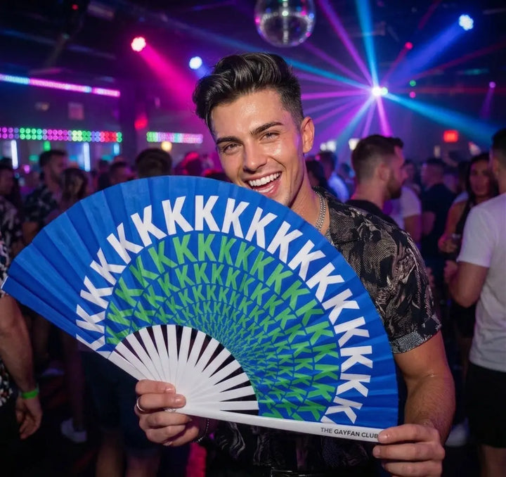 K Hole Fan The Gay Fan Club Bamboo Clack Fan