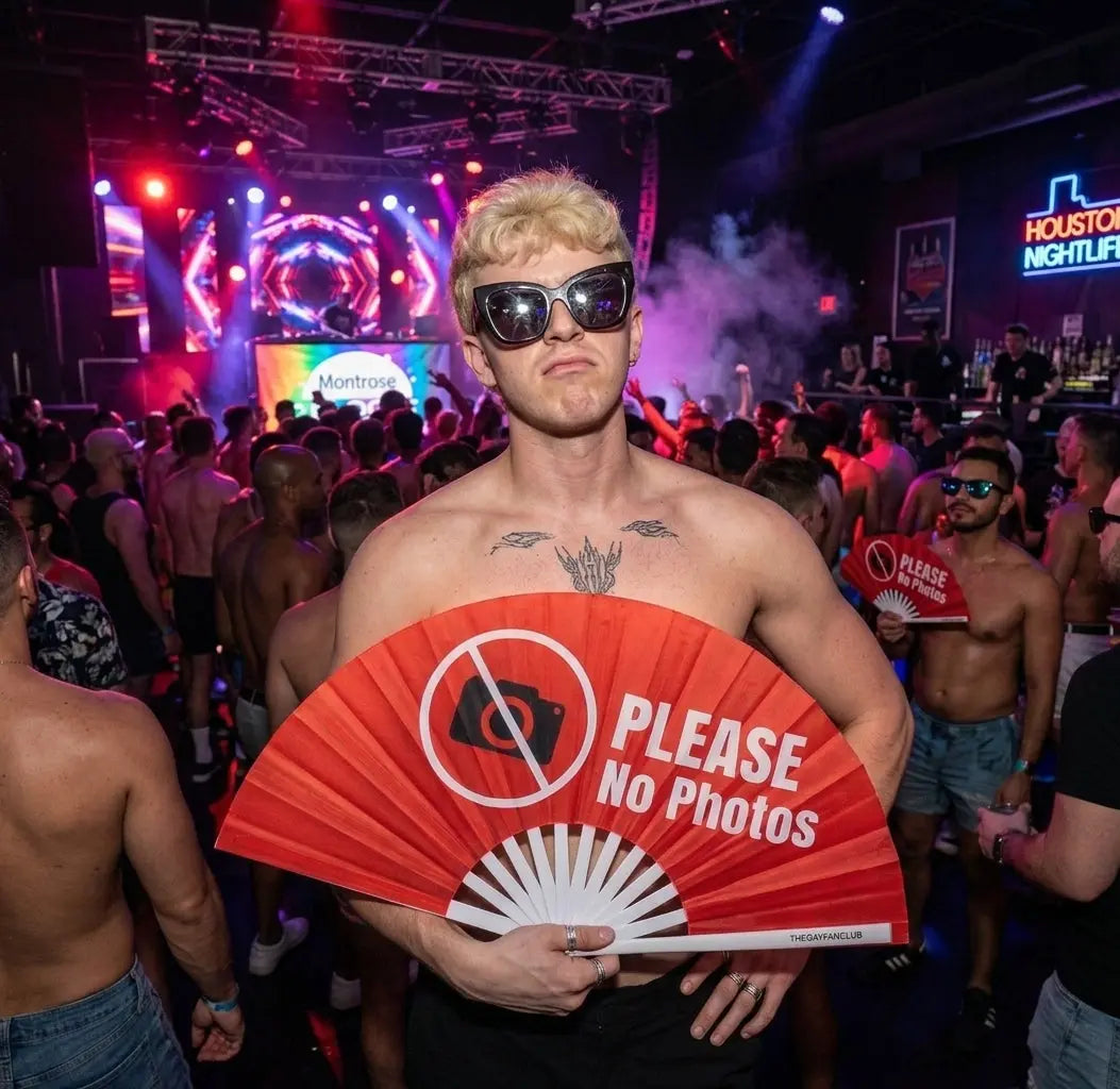 No Photos Fan The Gay Fan Club Bamboo Clack Fan