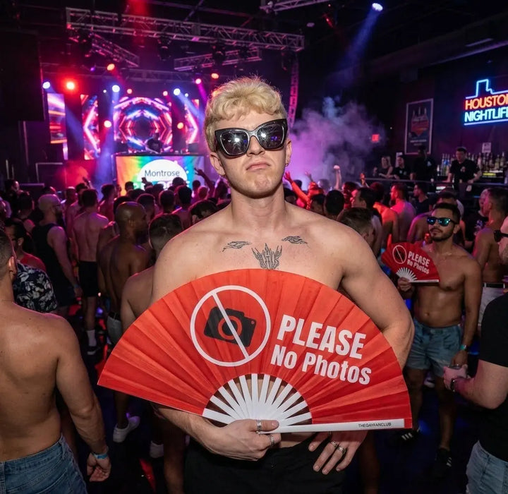 No Photos Fan The Gay Fan Club Bamboo Clack Fan