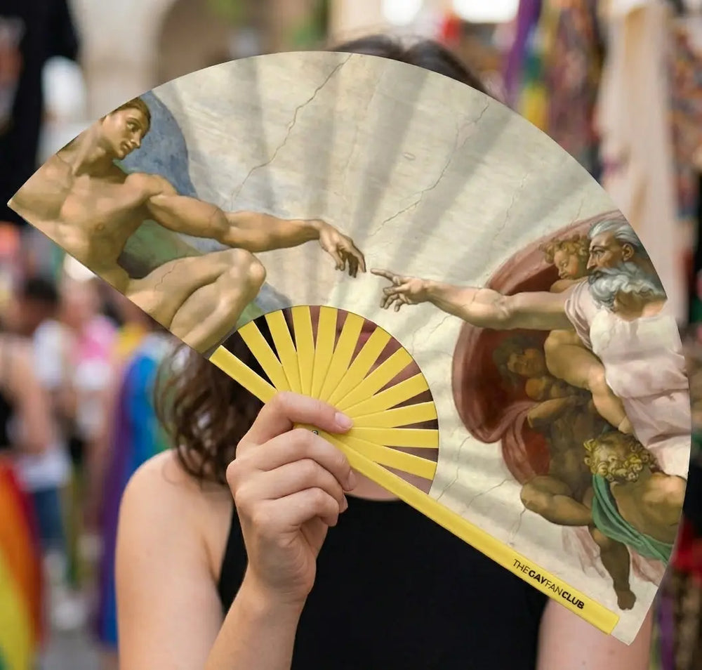 Renaissance Fan The Gay Fan Club Bamboo Clack Fan