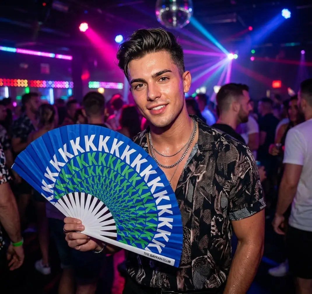 K Hole Fan The Gay Fan Club Bamboo Clack Fan
