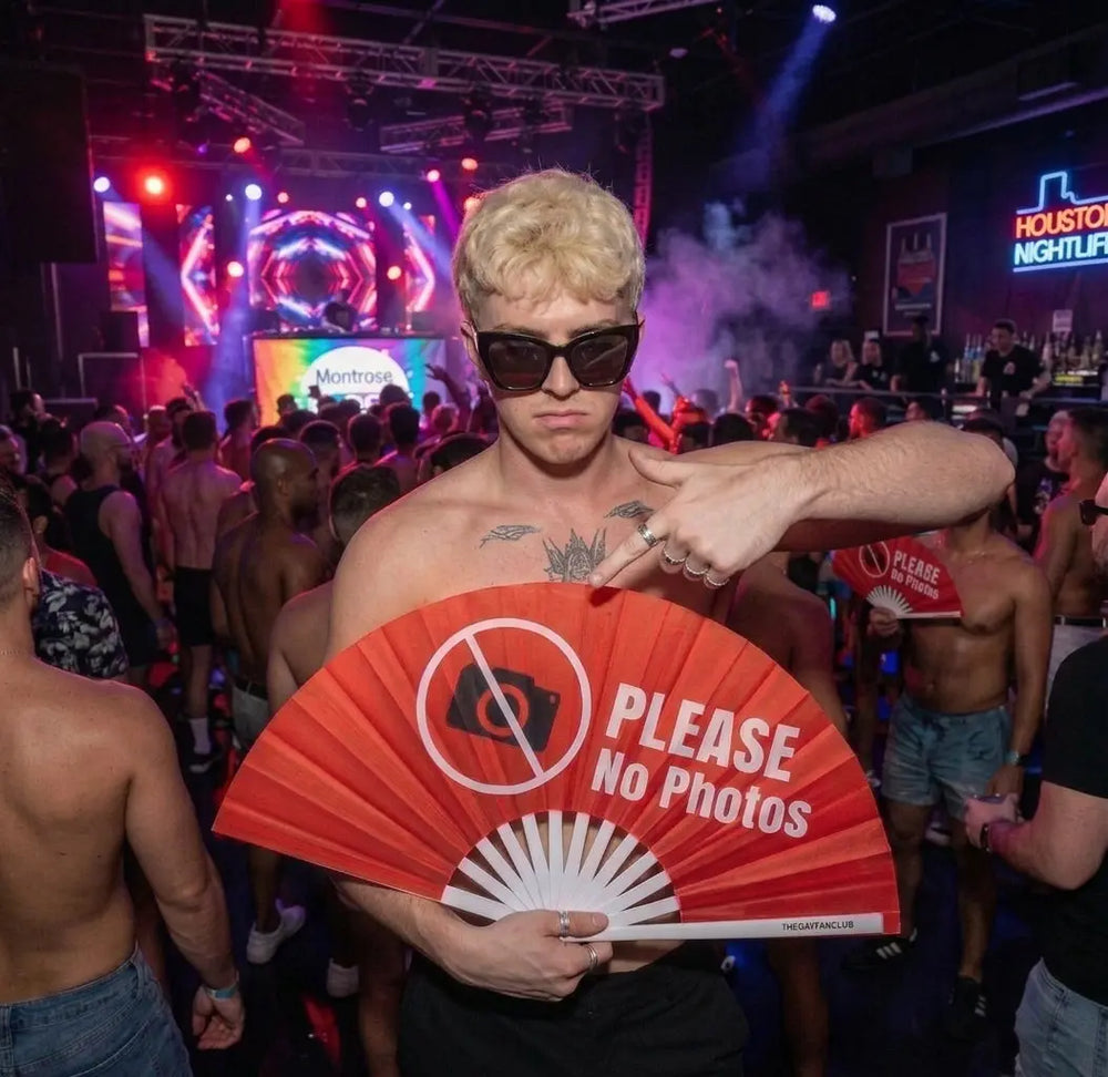 No Photos Fan The Gay Fan Club Bamboo Clack Fan