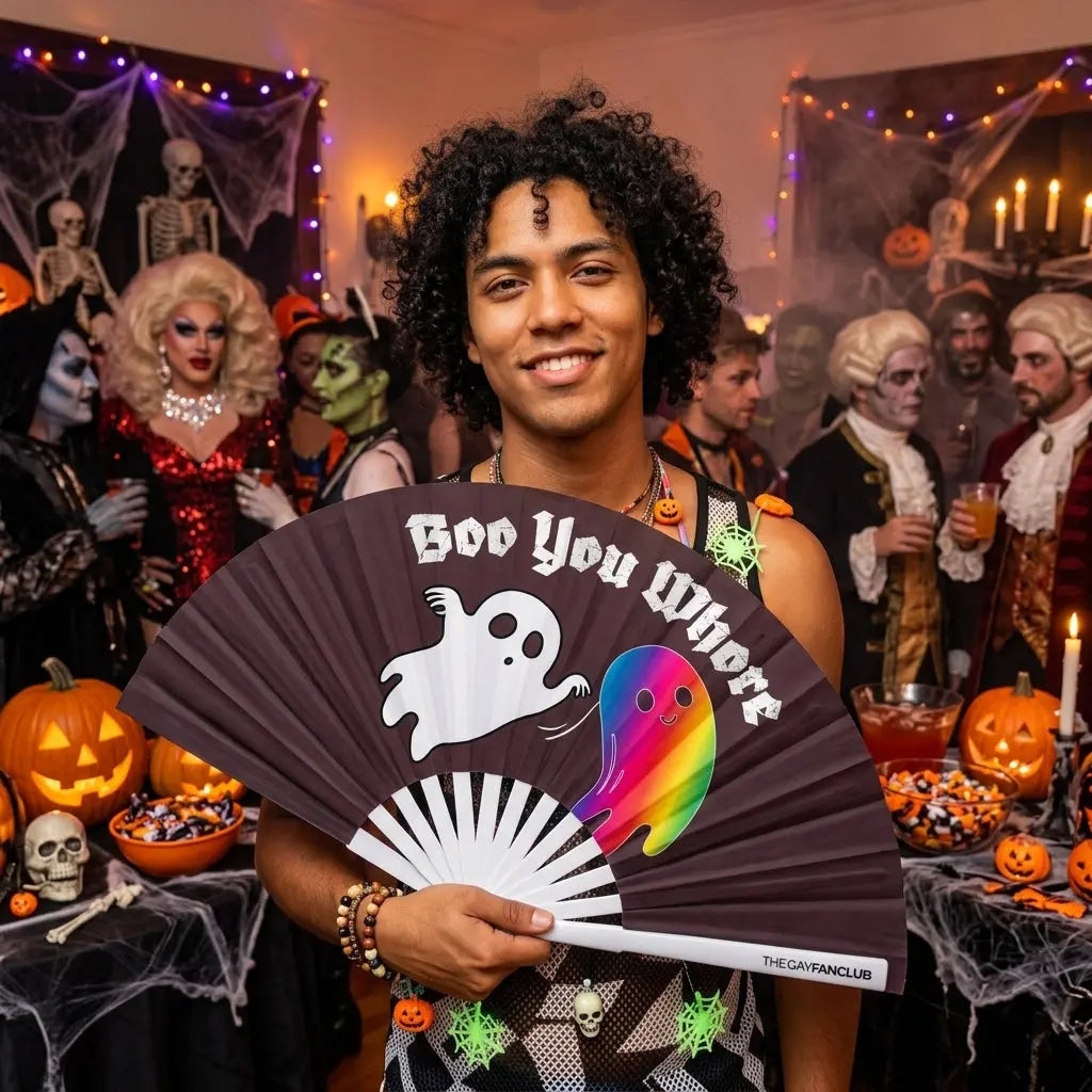 Boo You Whore Fan The Gay Fan Club Bamboo Clack Fan