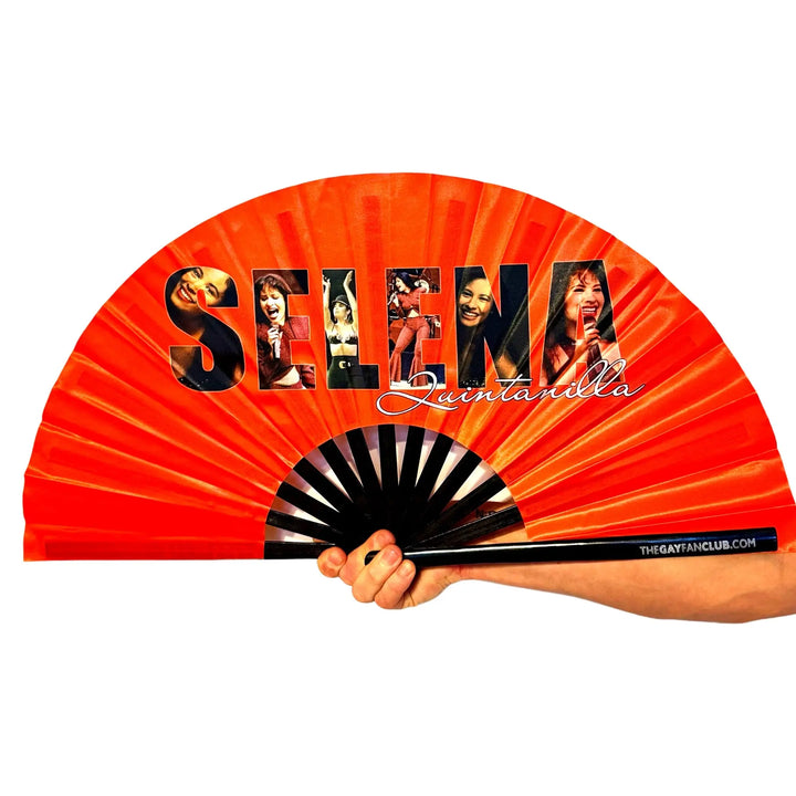 Selena Forever Fan - red Selena Quintanilla Hand Fan - The Gay Fan Club 