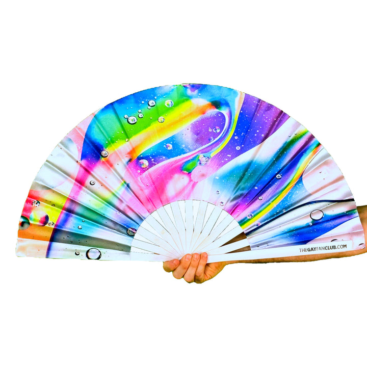 Energy Fan (UV) | Rave Hand Fan | The Gay Fan Club