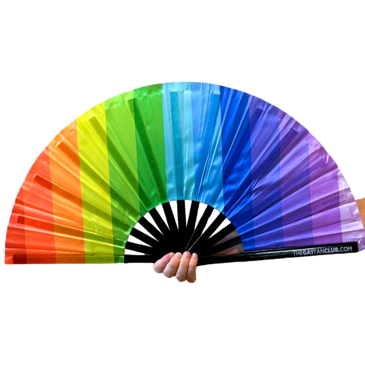 Taste The Rainbow Fan - Pride  Clack Fan | The Gay Fan Club®