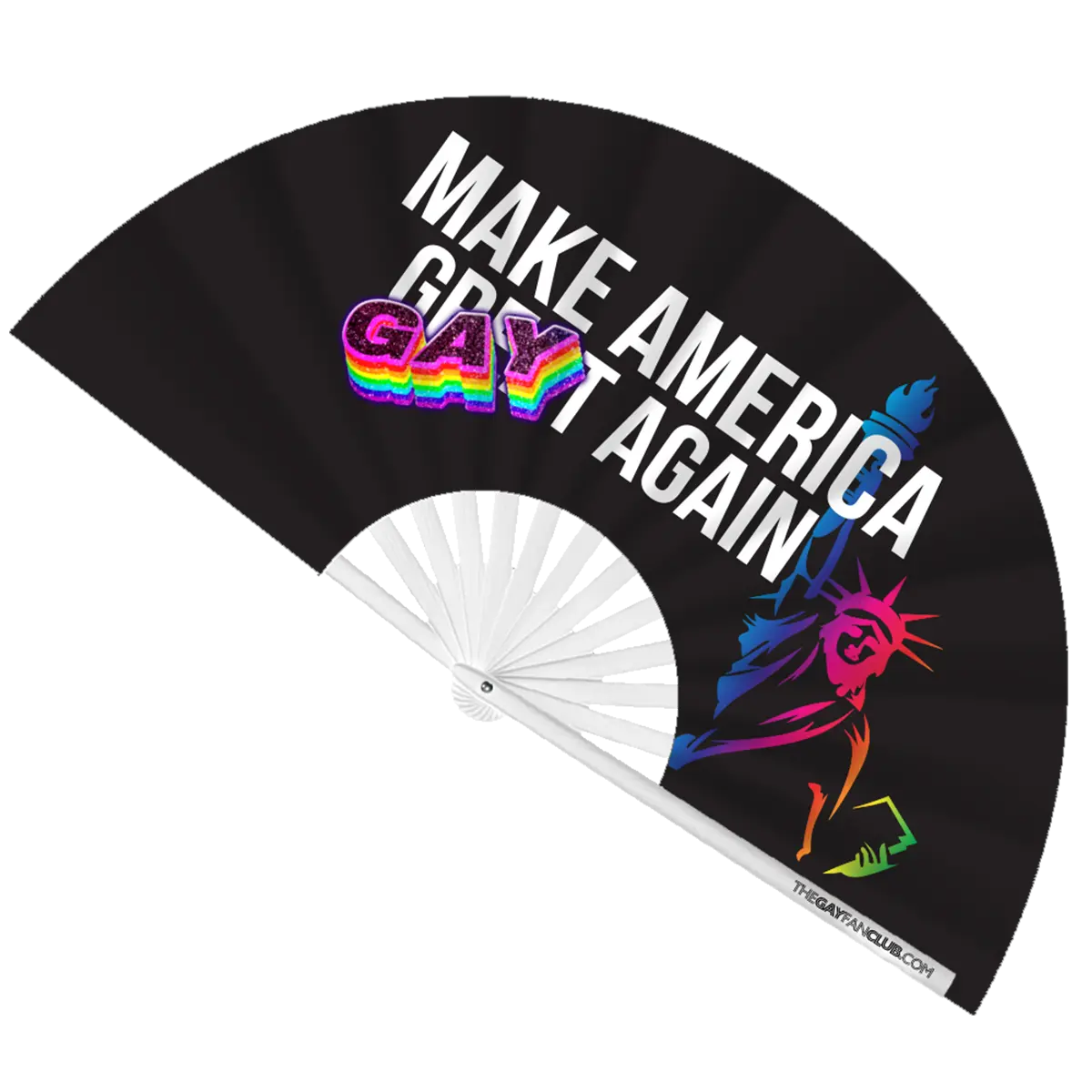Make America Gay Again Fan | The Gay Fan Club | LGBTQ Hand Fans