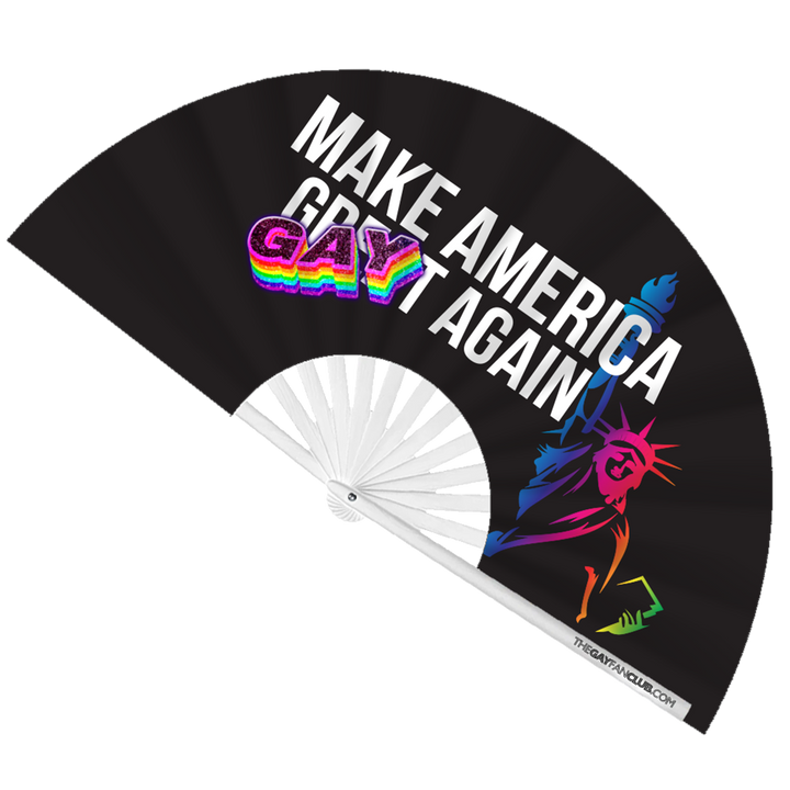 Make America Gay Again Fan | The Gay Fan Club | LGBTQ Hand Fans