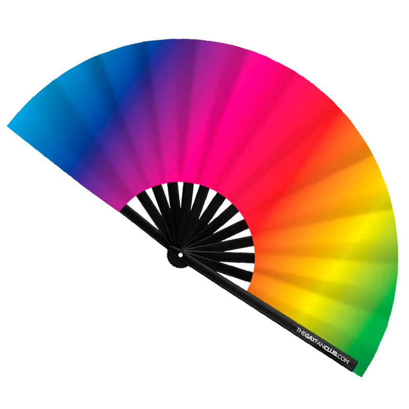 Regenbogen-Rave-Fan (UV)