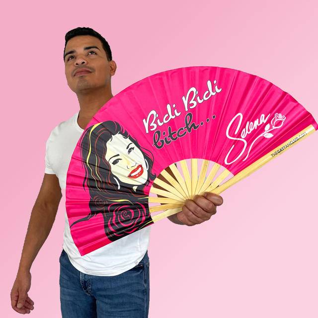 Se!ena Essentials 2 Pack| The Gay Fan Club | Oversized Bamboo Clack Fan