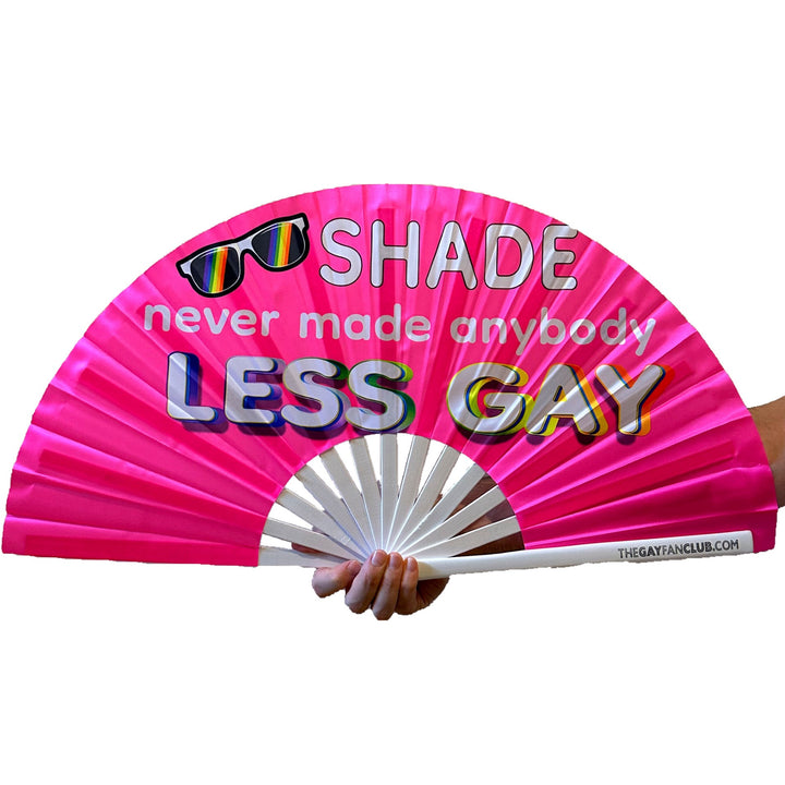 Shade Never Made Anybody Less Gay Fan | Taylor Swift Inspired Clack Fan | The Gay Fan Club