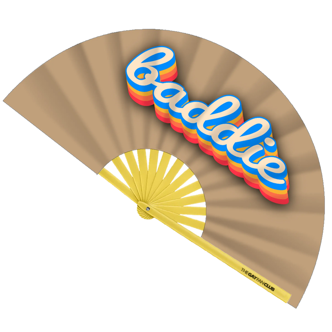 Baddie Fan The Gay Fan Club Bamboo Clack Fan