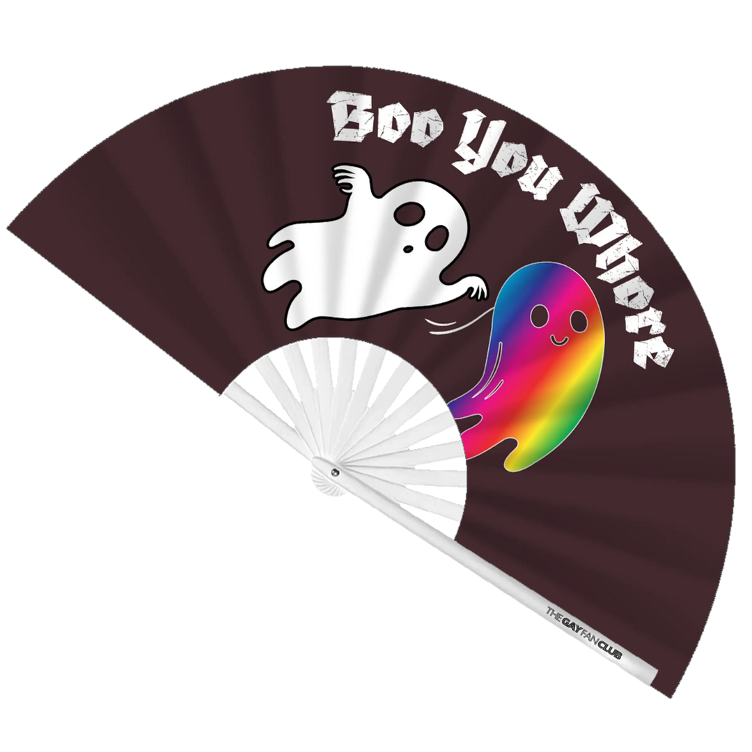Boo You Whore Fan The Gay Fan Club Bamboo Clack Fan