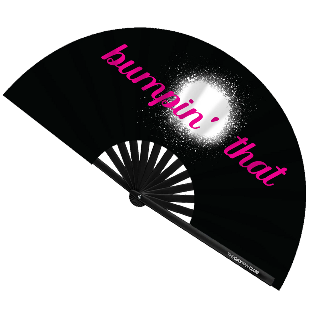 Bumpin that Fan The Gay Fan Club Bamboo Clack Fan