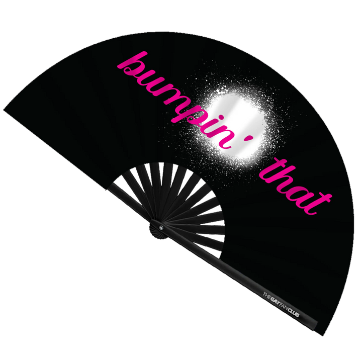 Bumpin that Fan The Gay Fan Club Bamboo Clack Fan