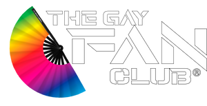The Gay Fan Club Logo White