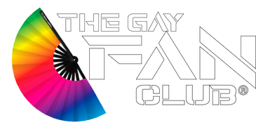 The Gay Fan Club Logo White