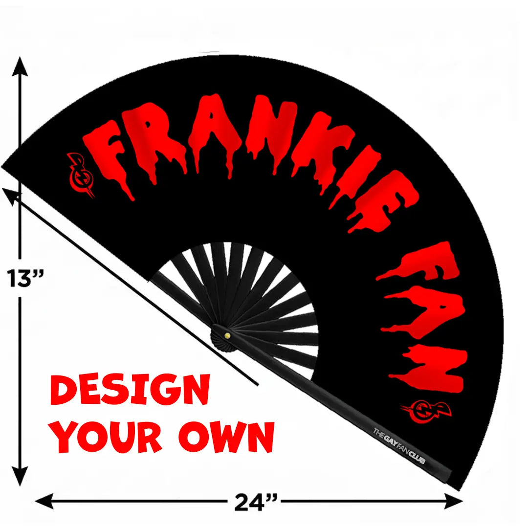 Custom Clack Fan Designer The Gay Fan Club® Bamboo Clack Fan