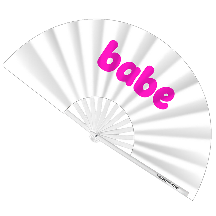 Kiss Me Babe 2 Pack The Gay Fan Club Bamboo Clack Fan