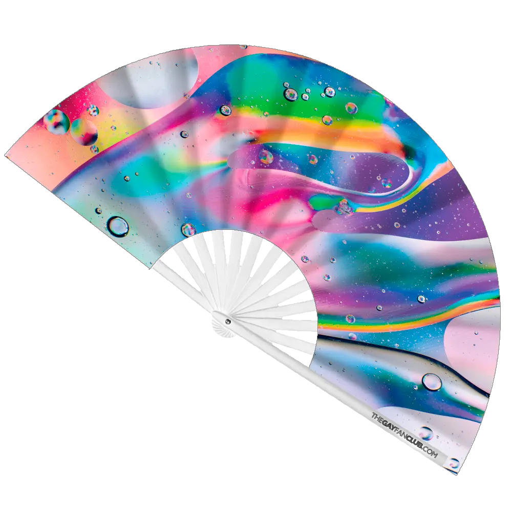 Energy Fan (UV) - UV-reactive rave fan at The Gay Fan Club