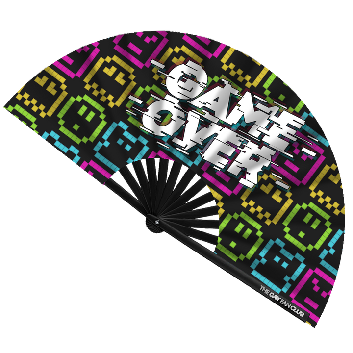 Game Over Fan| The Gay Fan Club®  | LGBTQ Hand Fans