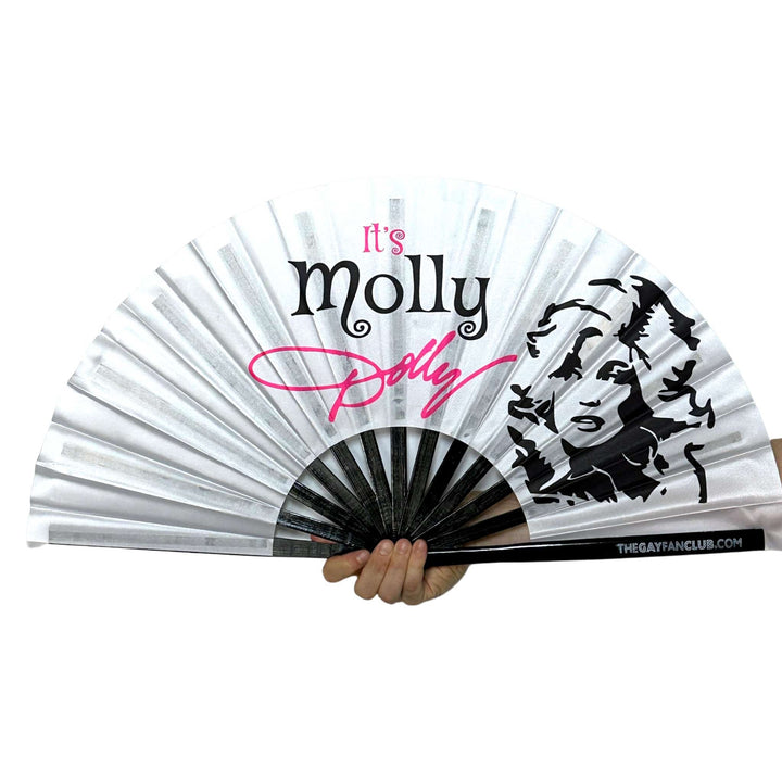 Molly Dolly Fan (UV) - Hand Fans for Raves - The Gay Fan Club® 