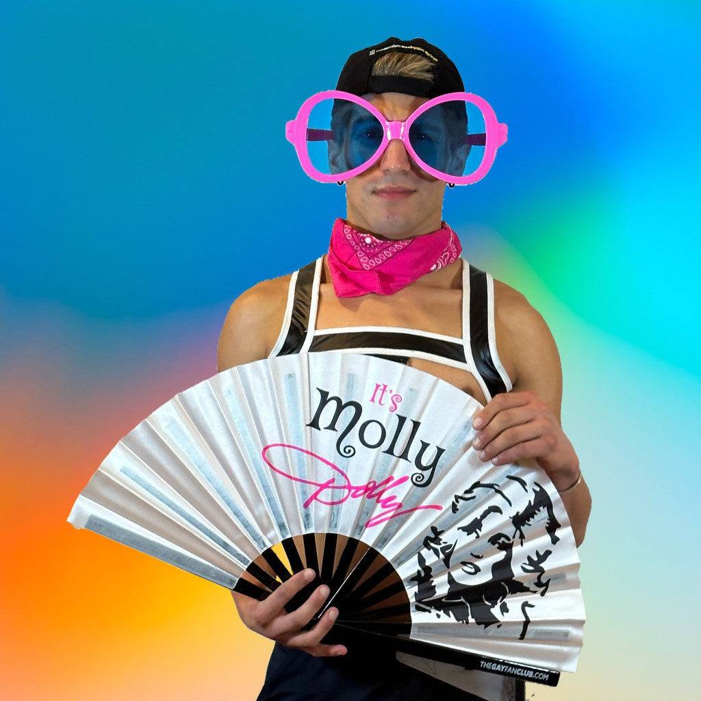 Molly Dolly Fan | Molly Rave Fan | The Gay Fan Club